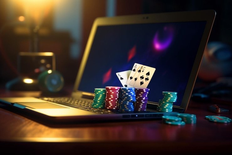 Live Caribbean Stud Poker table on erek2 12 mobile app showing dealer's exposed card and player hand